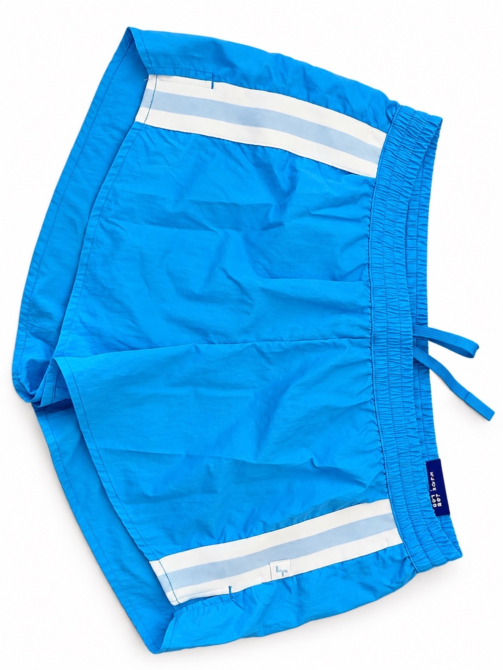 Bright Blue Swim shorts with Stripe Detail